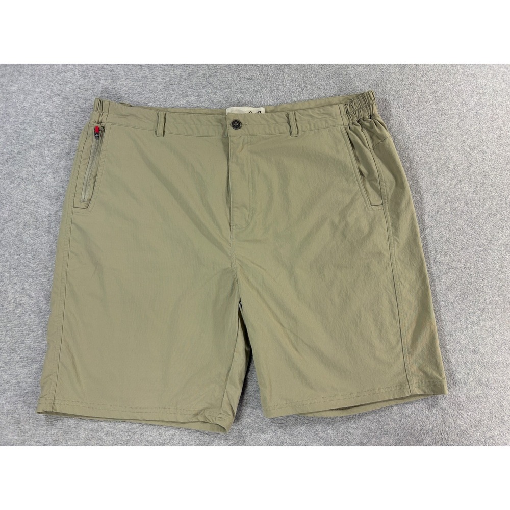 Duck Camp Nylon Blend Performance Chino Shorts (Men's 2XL) Tan - 9"
